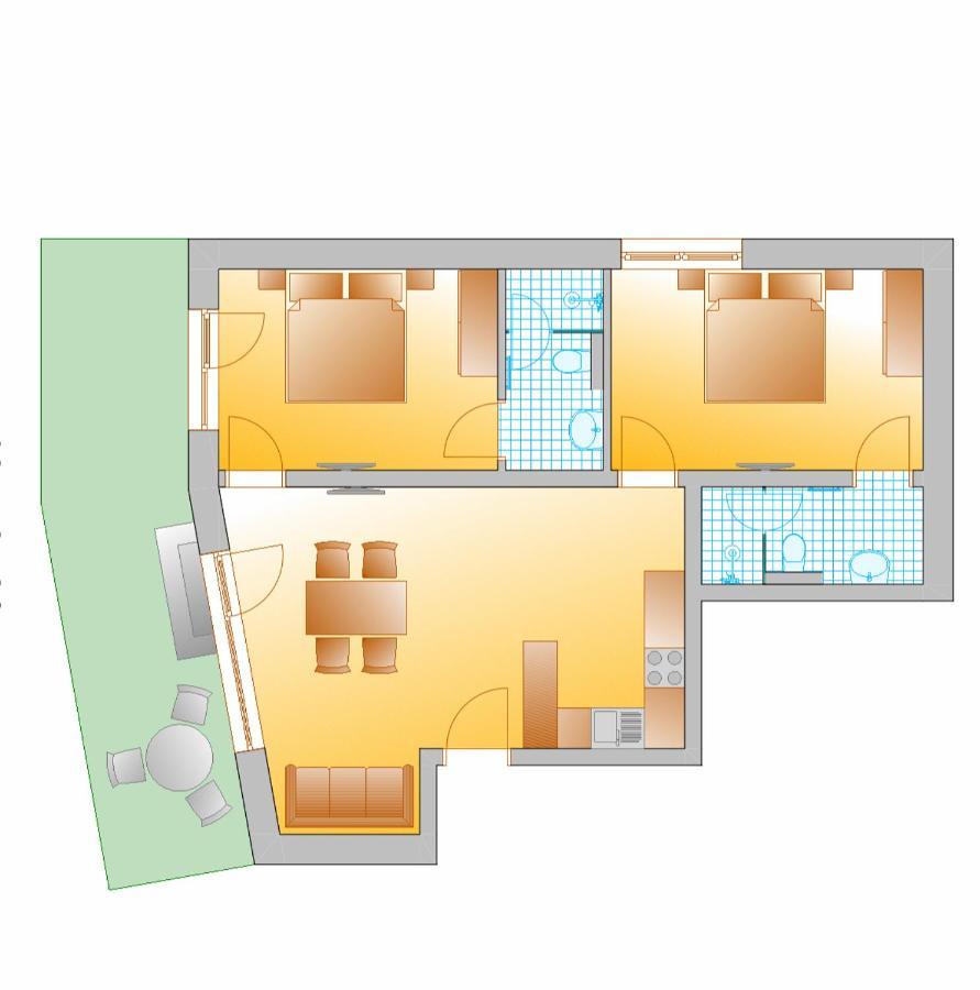 Appartement Hammerrain Флахау Экстерьер фото